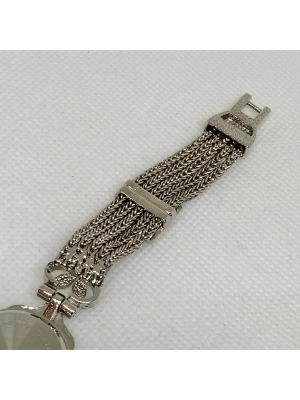 Pierre Nicol Marcasite silver tone women’s watch  23mm quartz 7.5” running